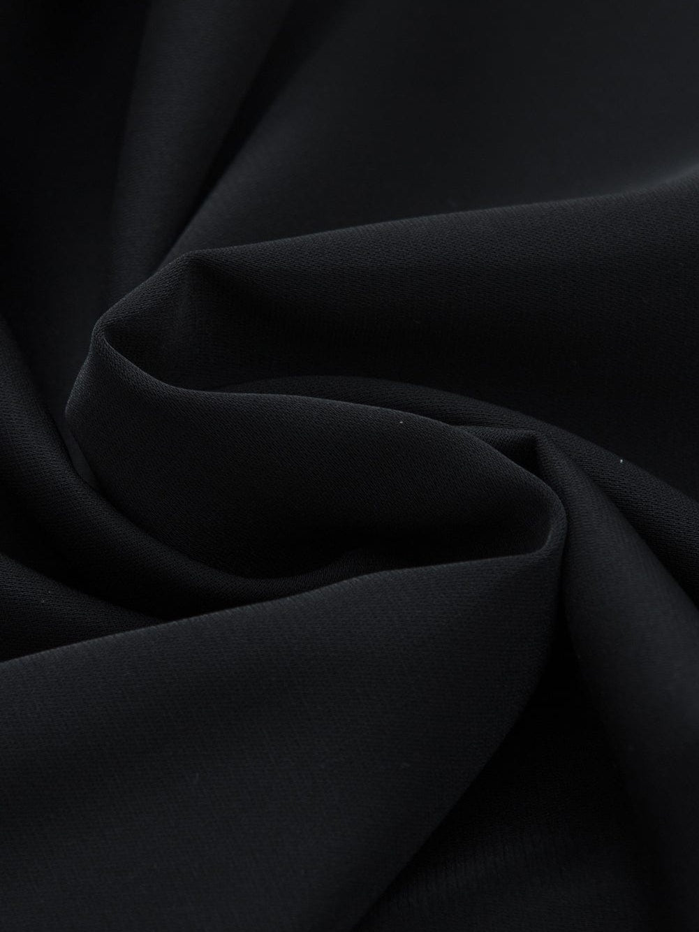 Elegant Black Pearl Mesh Ruffle Sleeve Blouse