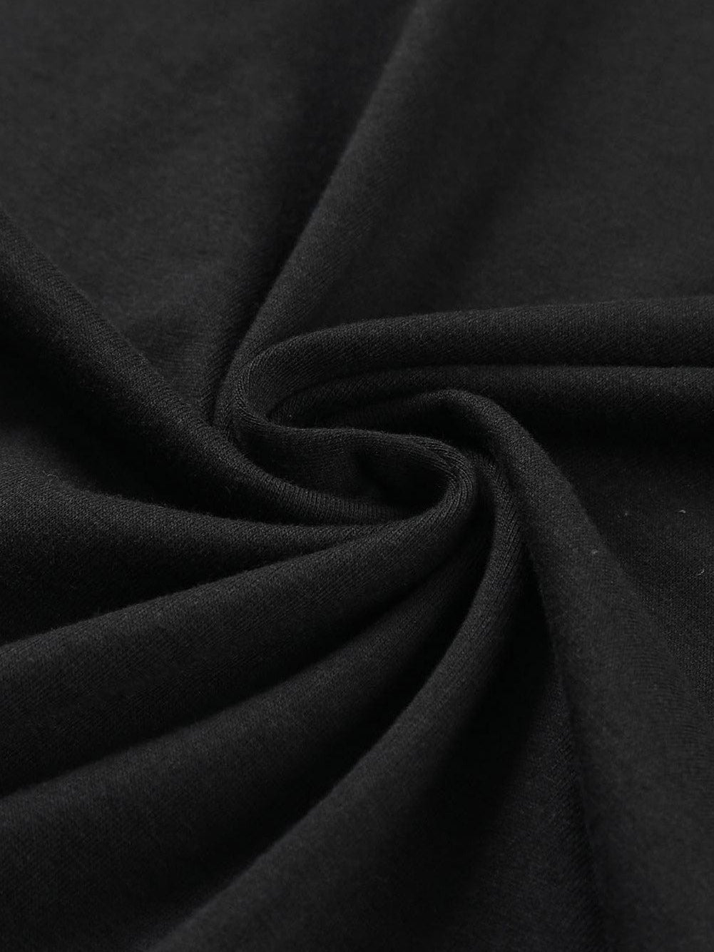 Elegant Black Puff Sleeve V-Neck Top