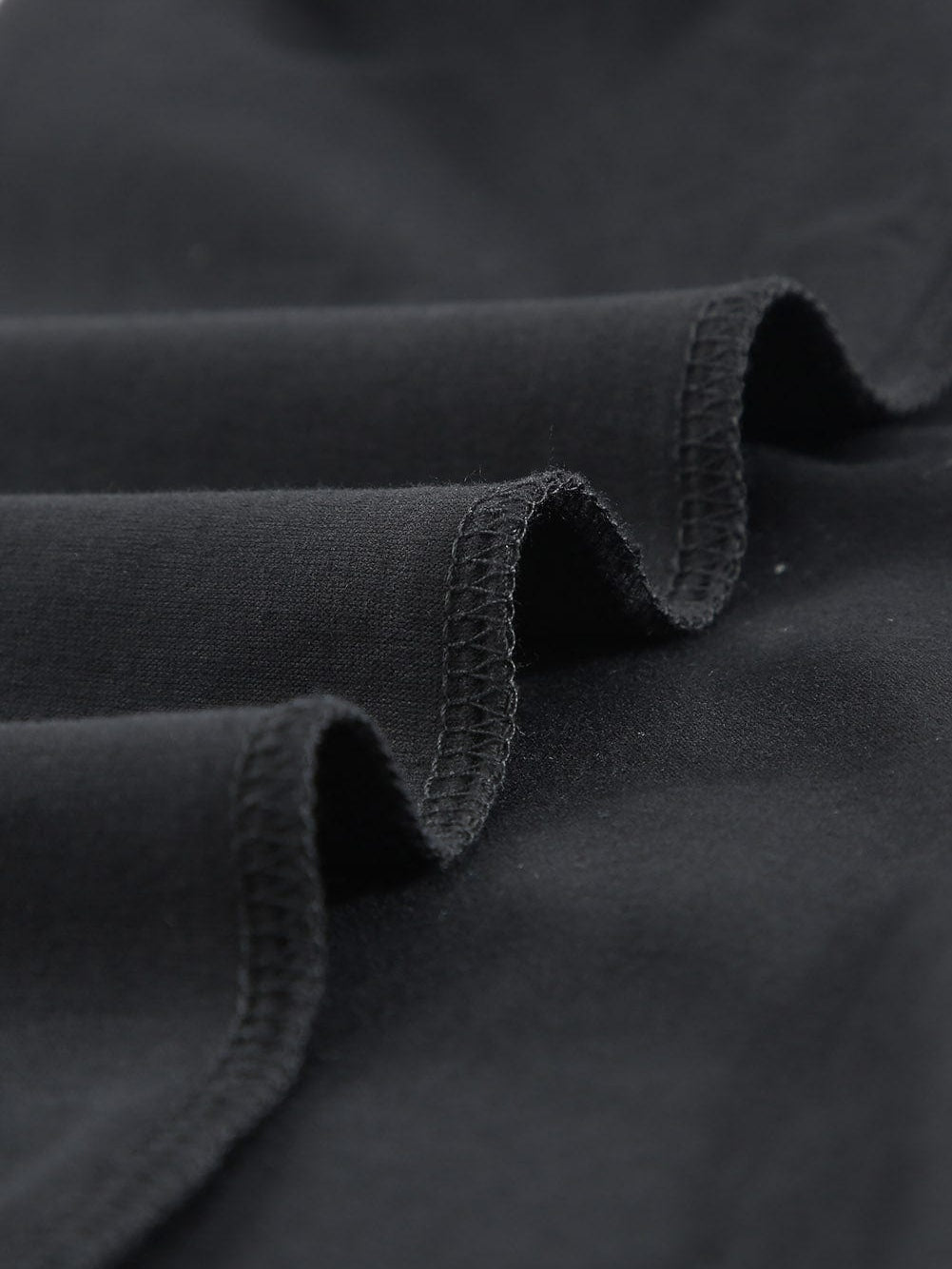 Elegant Black Ruffle Sleeve Tee with Hollow Out Design