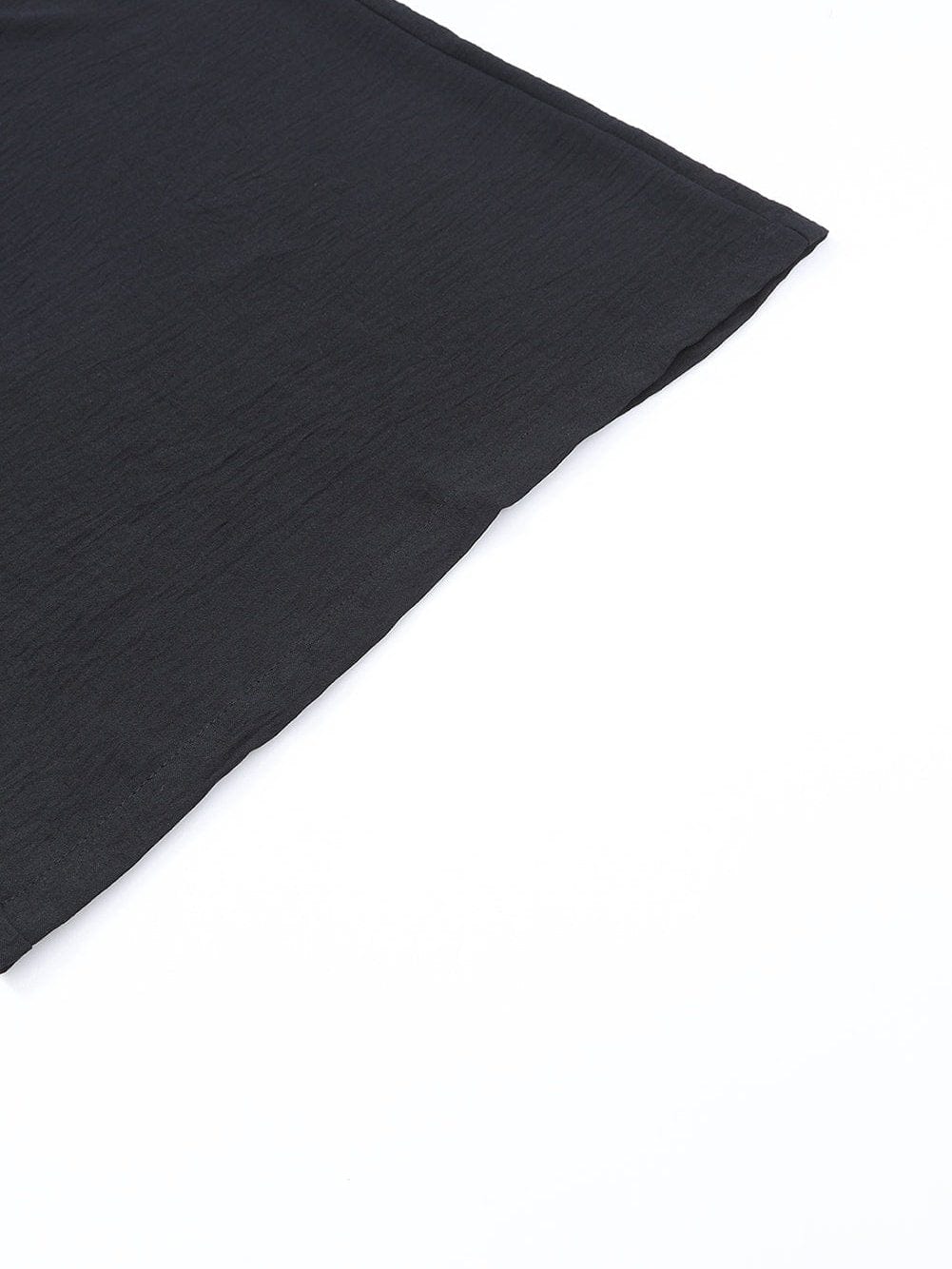 Elegant Black Smocked Square Neck Fit and Flare Jumpsuit