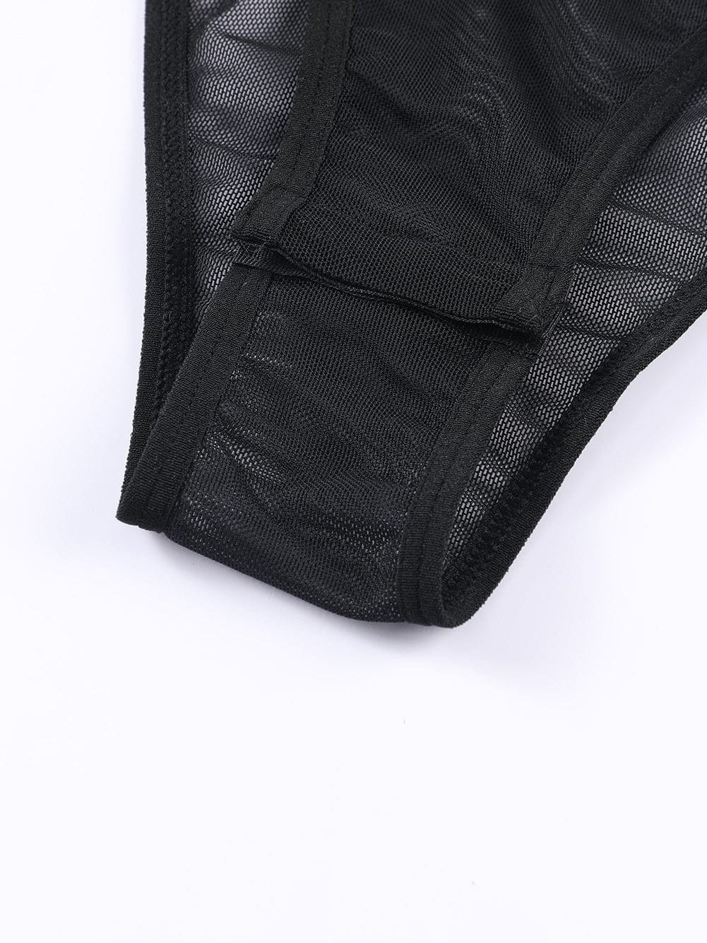 Elegant Floral Lace Bodysuit with V-Neck and Strappy Design