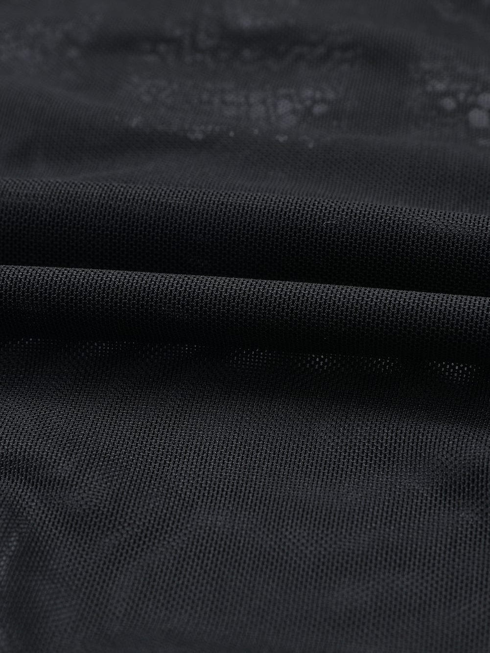 Elegant Floral Lace Bodysuit with V-Neck and Strappy Design