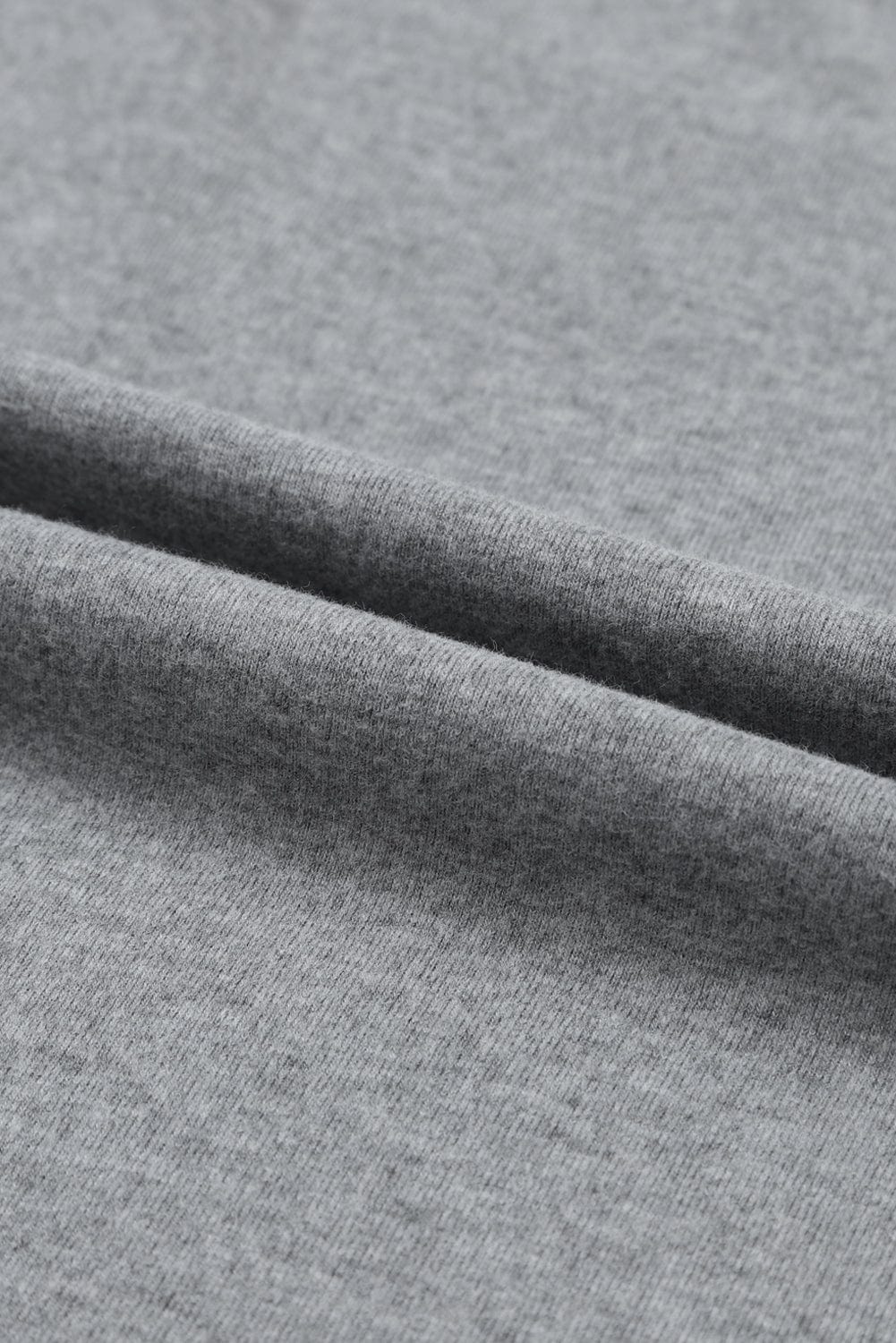 Elegant Gray Button Detail Sheath Top