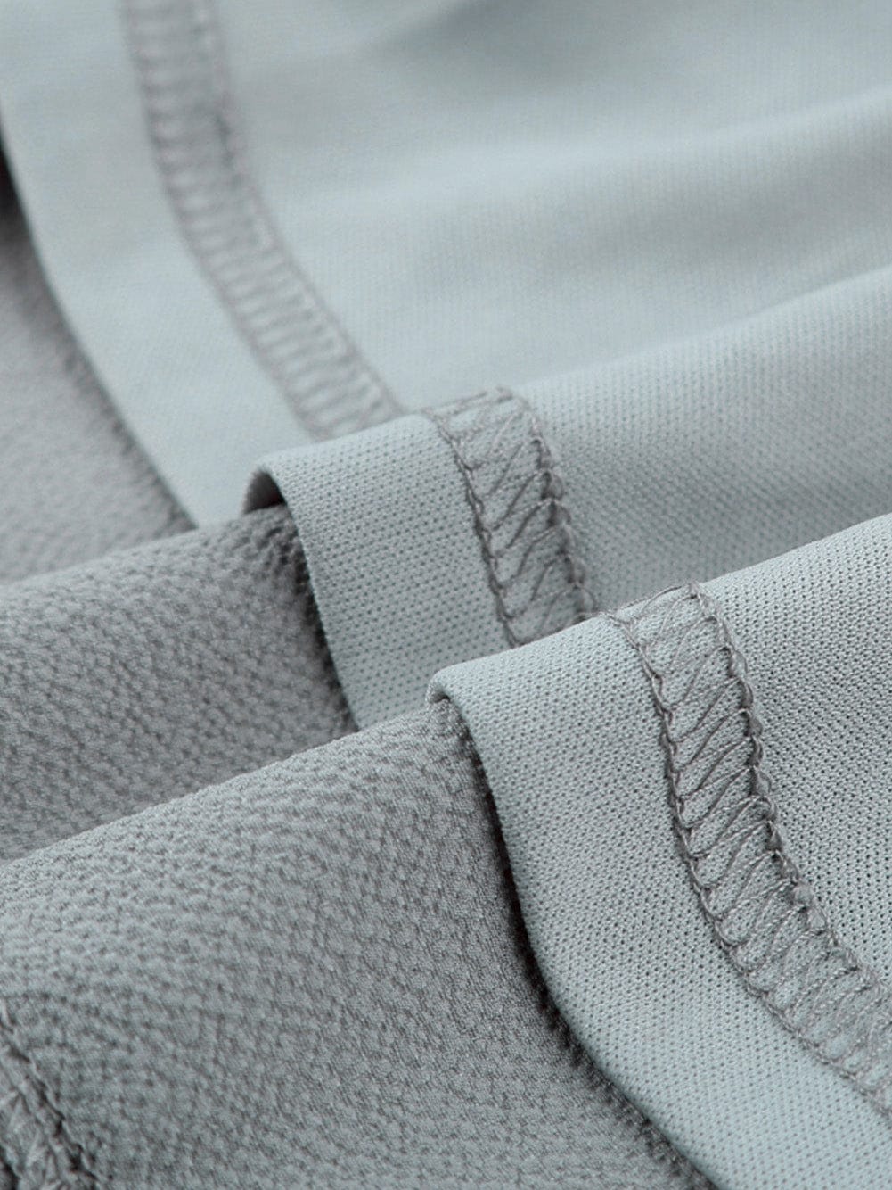 Elegant Gray V Neck Ruffle Tiered Mini Dress with Puff Sleeves