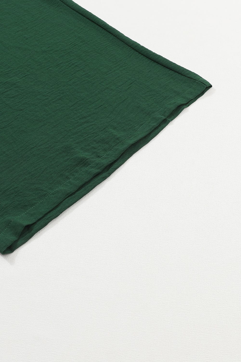 Elegant Green Smocked Square Neck Wide Leg Jumpsuit for Southern Belle Style