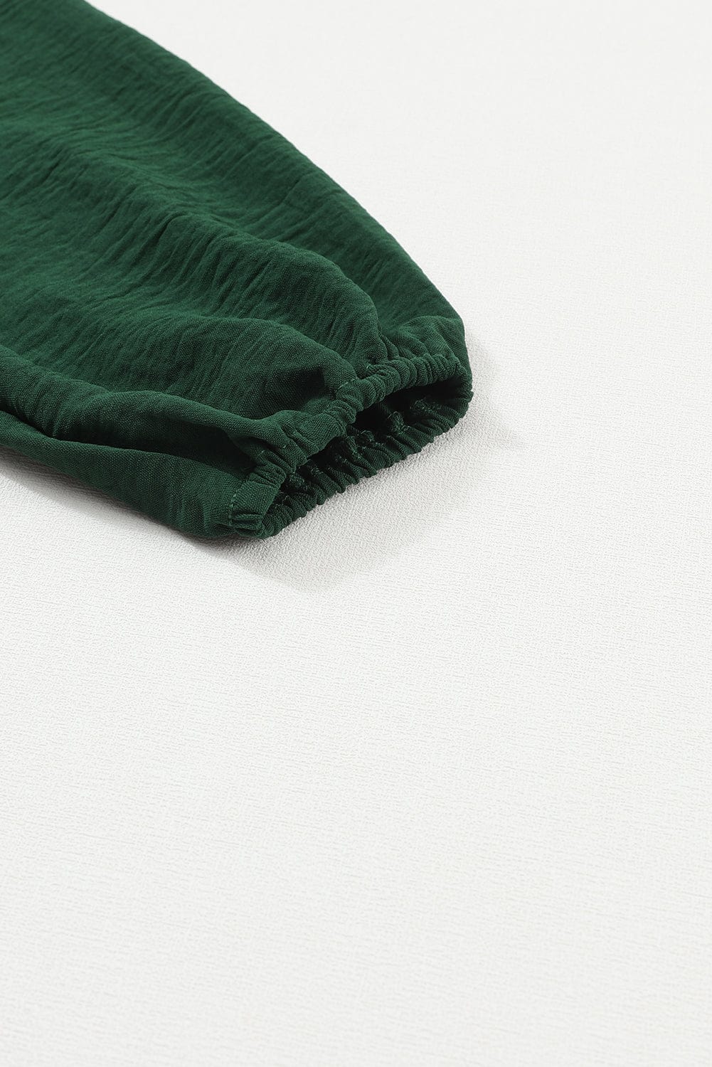 Elegant Green Smocked Square Neck Wide Leg Jumpsuit for Southern Belle Style