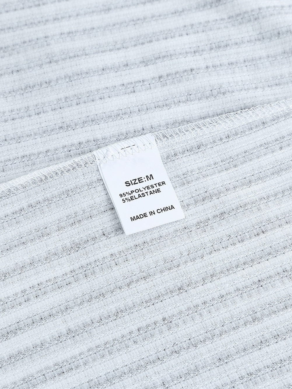 Elegant Khaki Striped Ruffle Tank Top