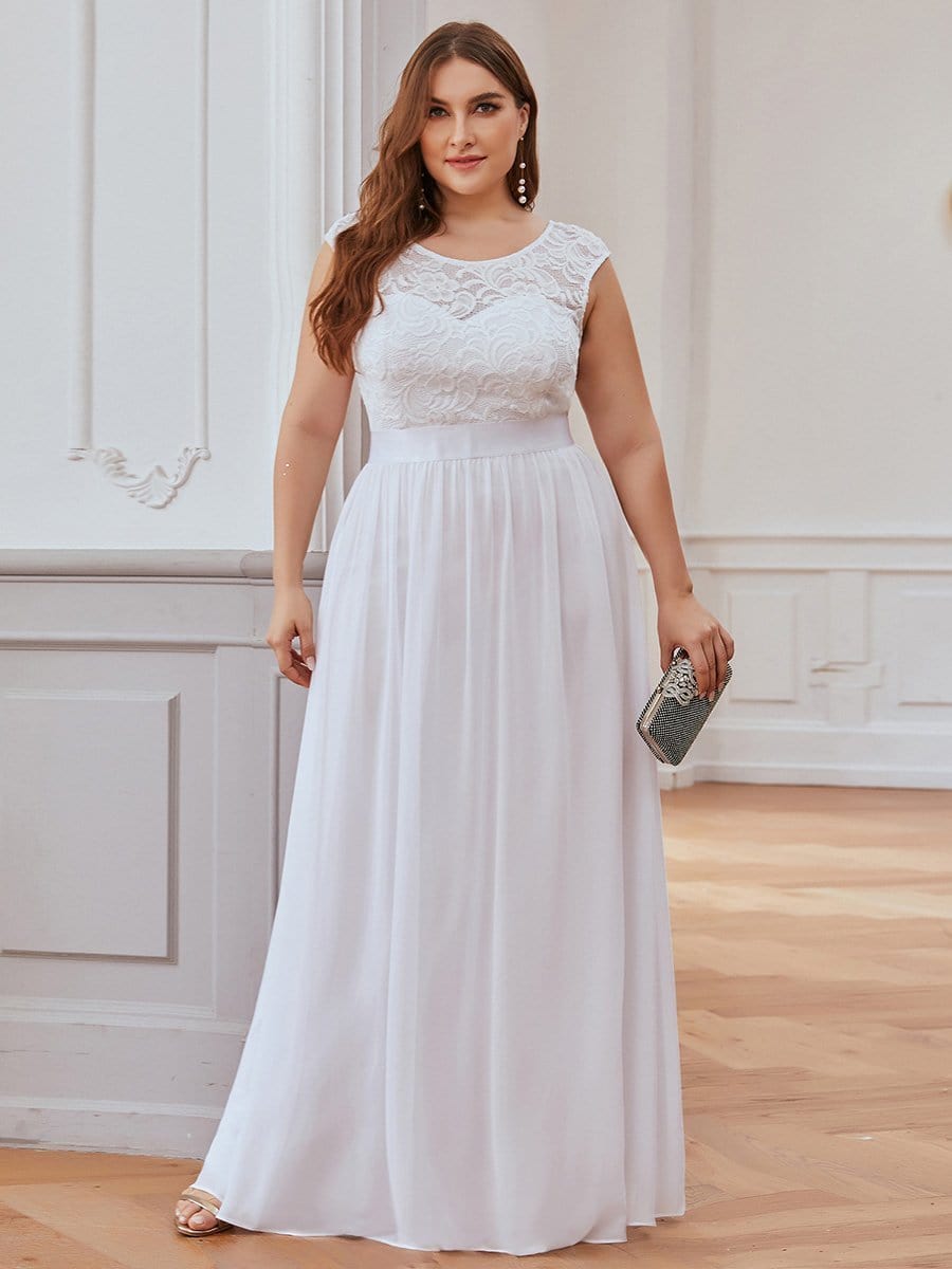 Elegant Lace Plus Size Bridesmaid Dresses