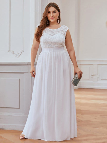 Elegant Lace Plus Size Bridesmaid Dresses
