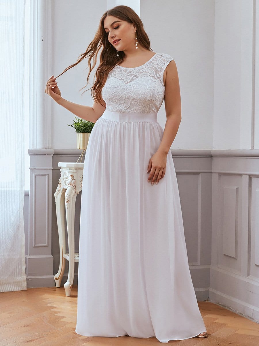 Elegant Lace Plus Size Bridesmaid Dresses
