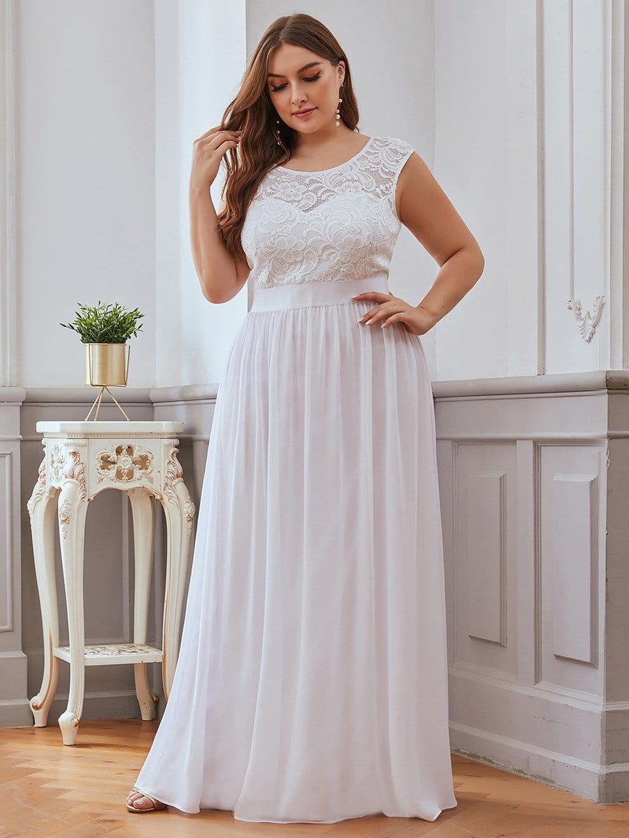 Elegant Lace Plus Size Bridesmaid Dresses