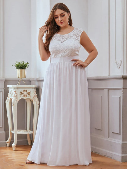 Elegant Lace Plus Size Bridesmaid Dresses