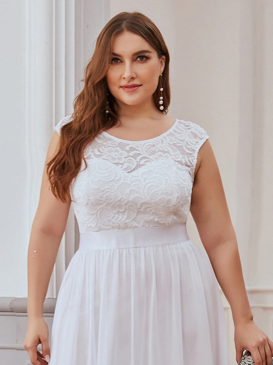 Elegant Lace Plus Size Bridesmaid Dresses