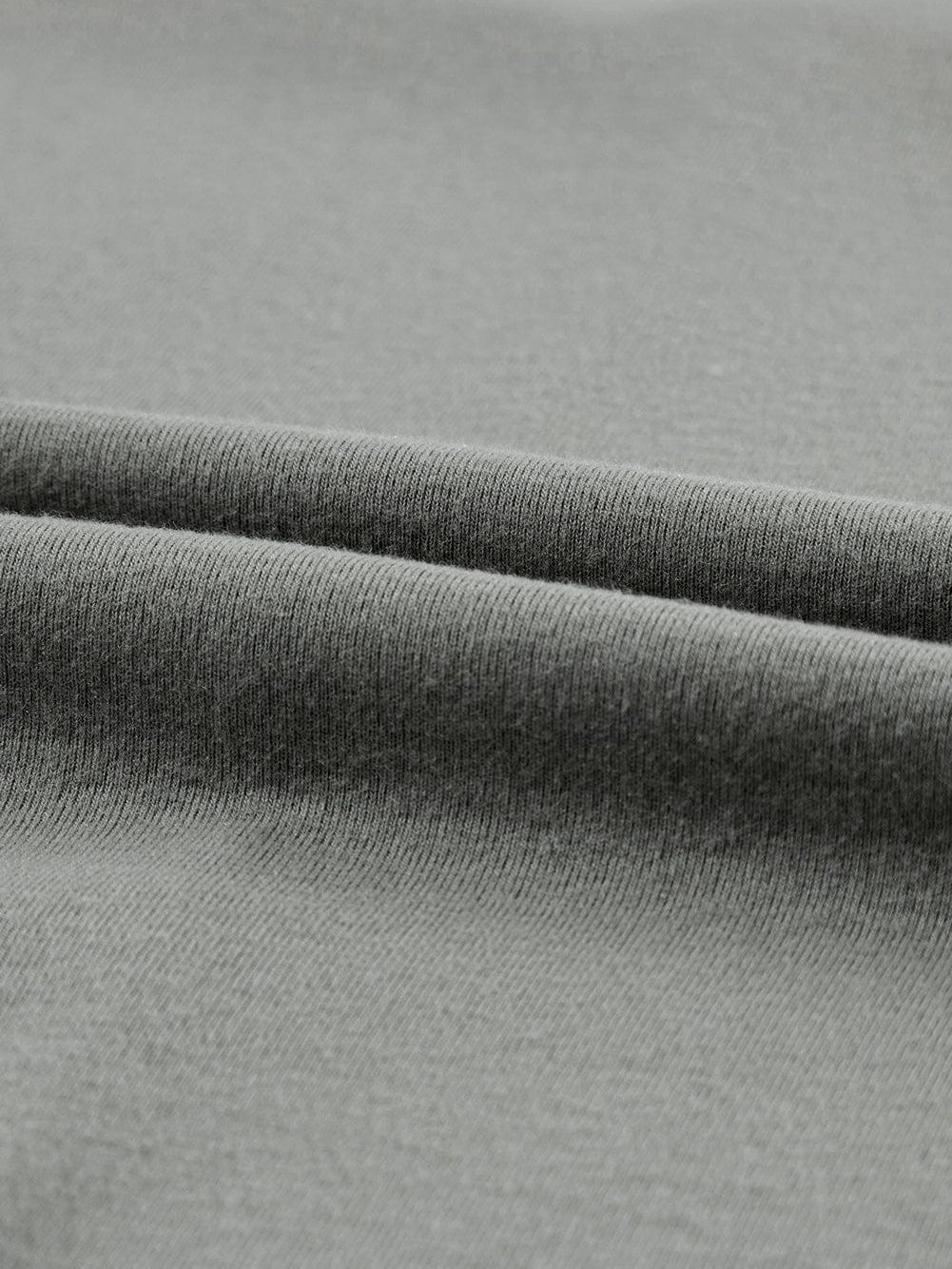 Elegant Laurel Green High Neck T-shirt Dress with Cross Seam