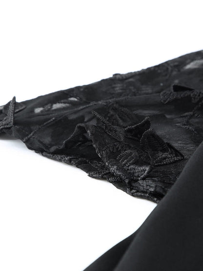 Elegant Pink Floral Lace Kimono Cover-Up