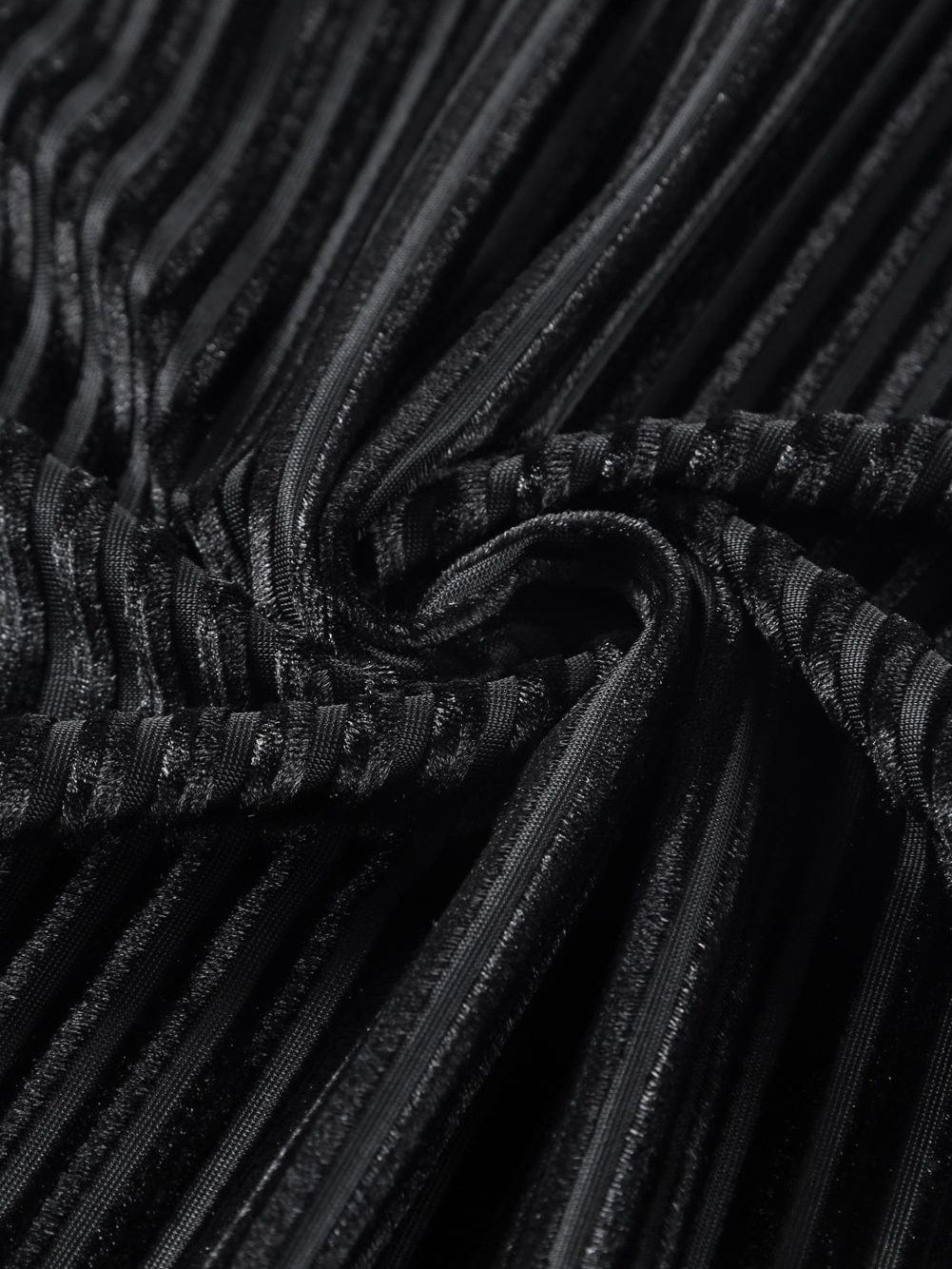 Elegant Polka Dot Long Sleeve Velvet Bodysuit