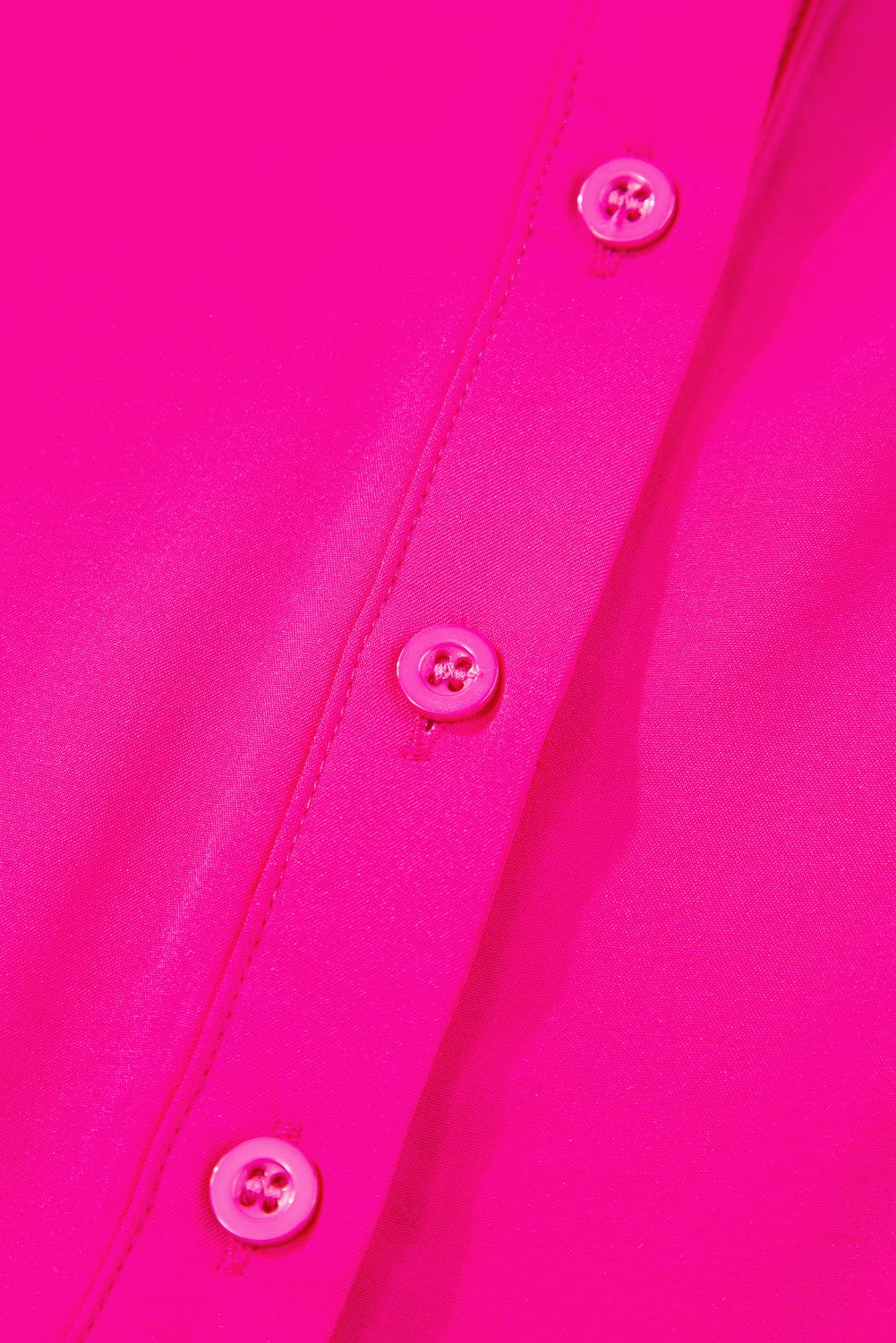 Elegant Rose Balloon Sleeve Maxi Shirt Dress