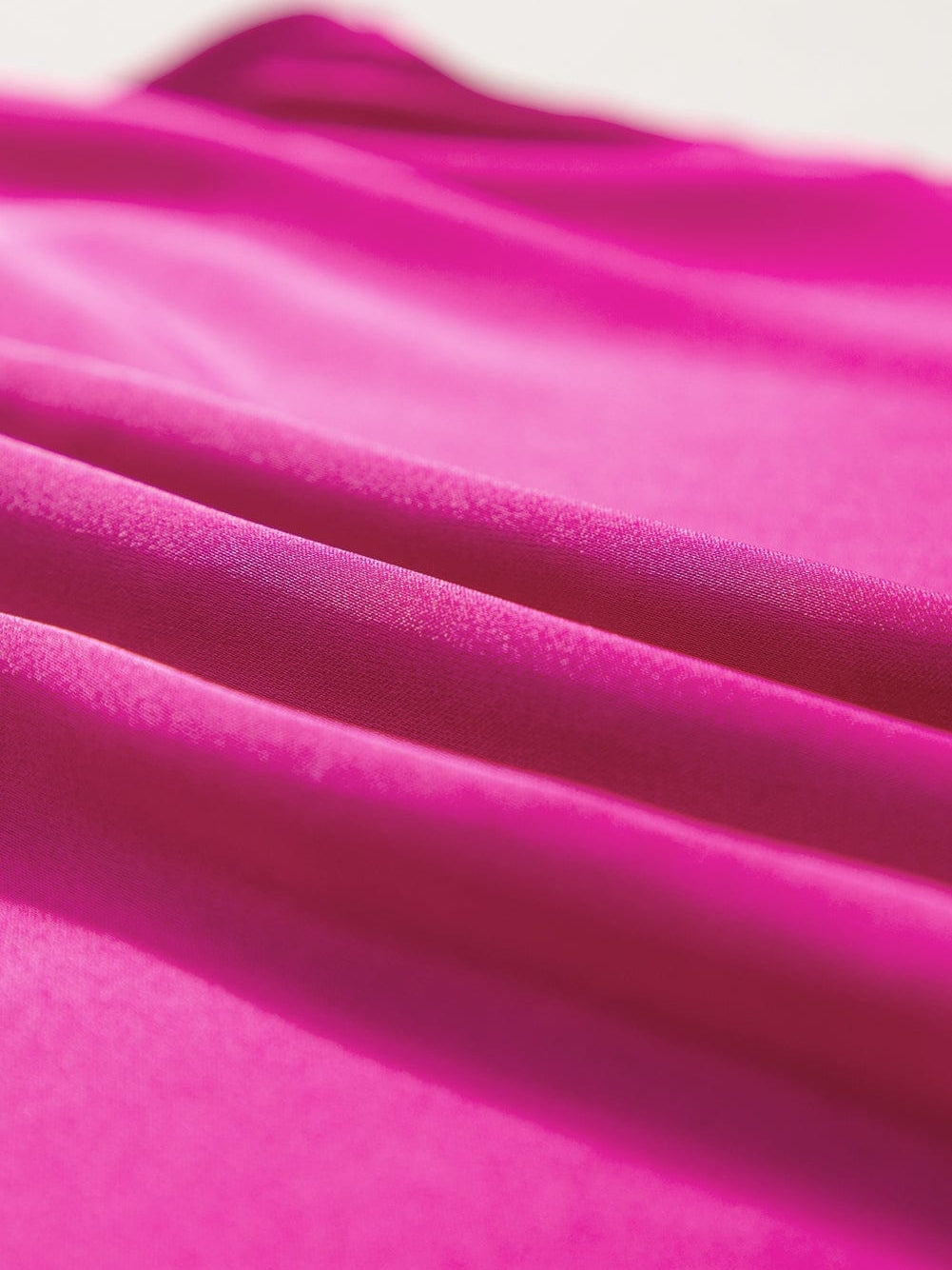 Elegant Rose Red Satin Cross Back Cowl Neck Tank Top