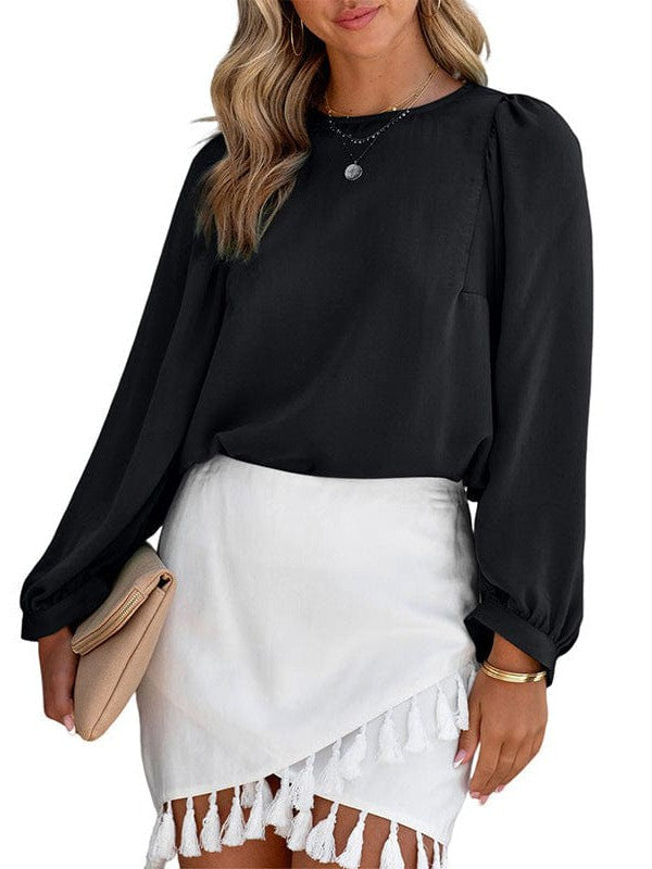 Elegant Satin Pullover Top for Women - Hot Selling Stylish and Simple Women's Top