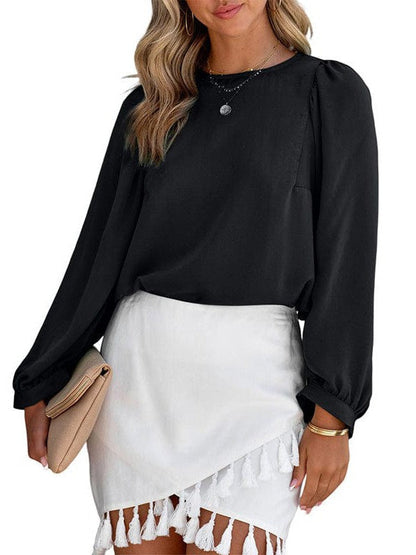 Elegant Satin Pullover Top for Women - Hot Selling Stylish and Simple Women's Top