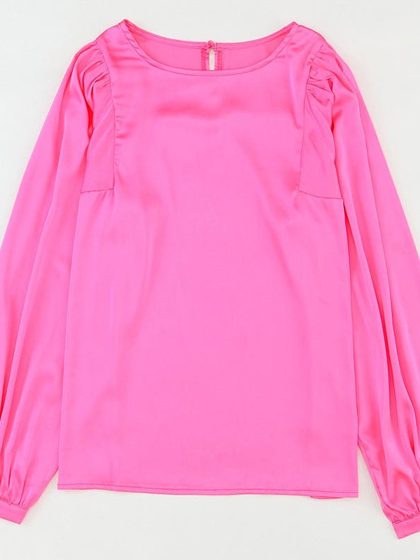 Elegant Satin Pullover Top for Women - Hot Selling Stylish and Simple Women's Top