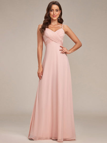 Elegant Sleeveless Evening Gown with A-line Silhouette