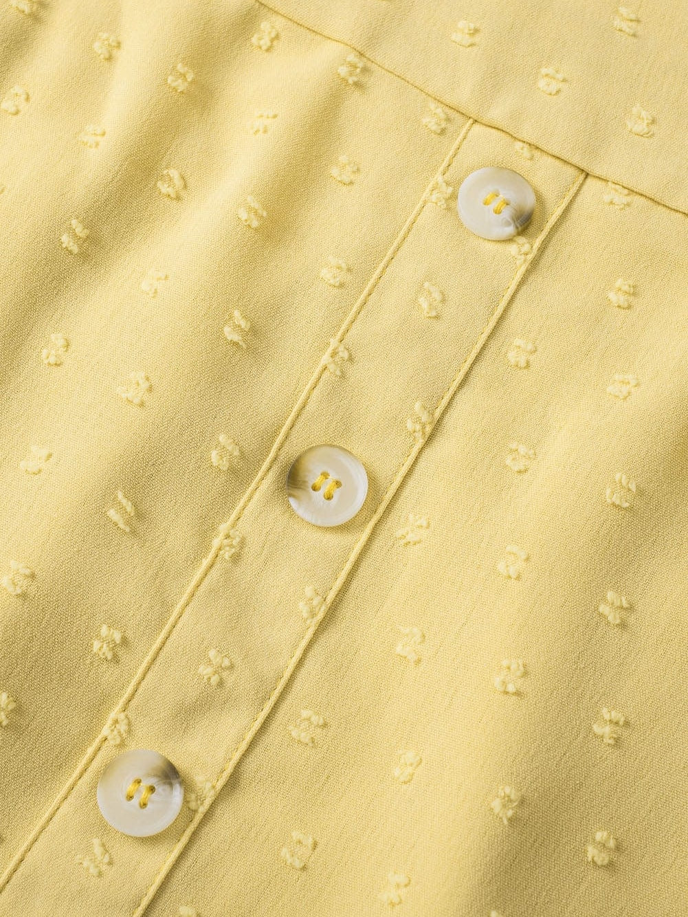 Elegant Swiss Dot Lace Accent Short Sleeve Blouse