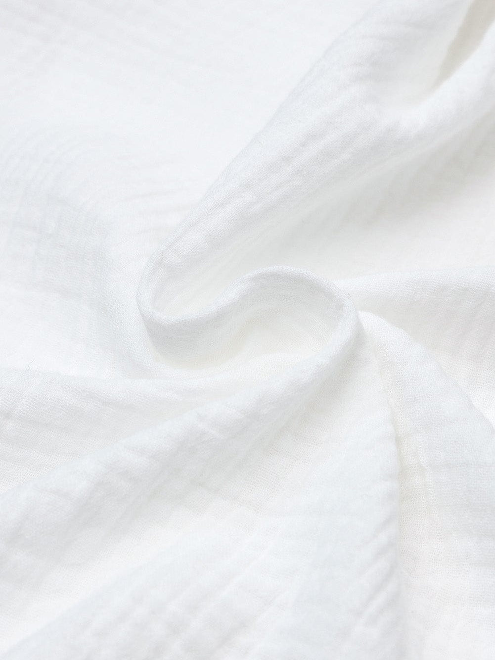 Elegant White Deep V-Neck Lace Trim Blouse