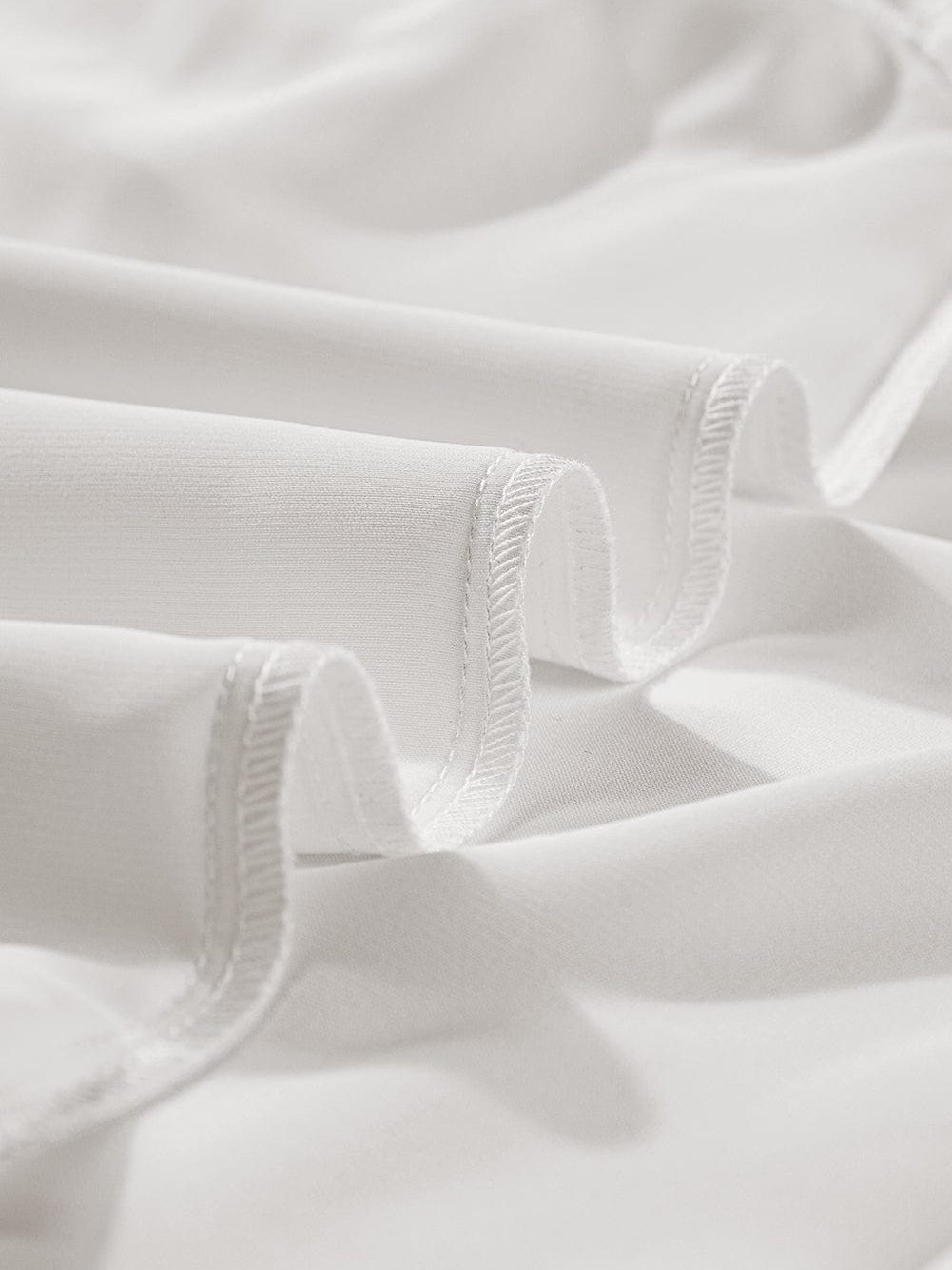 Elegant White Flutter Sleeve Ruffle Blouse