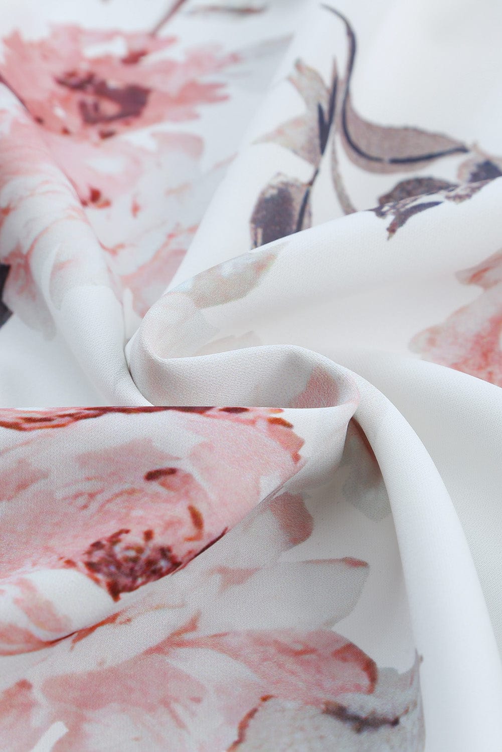 Elegant White Halterneck Maxi Dress with Floral Ruffles