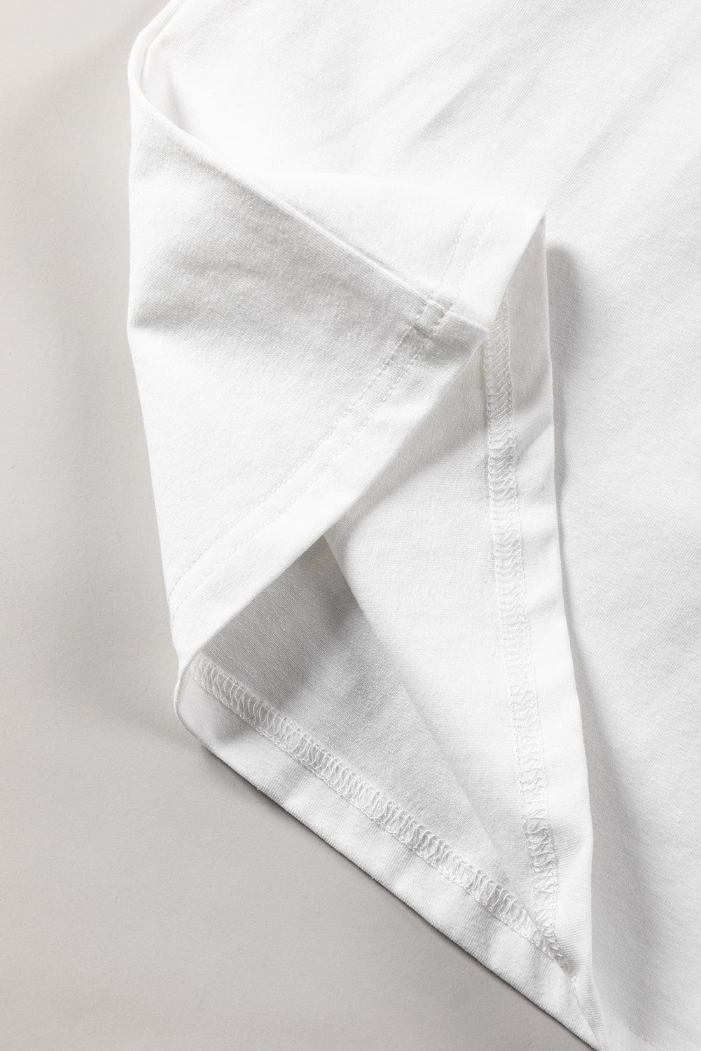 Elegant White Lace Sleeve Crochet Tee