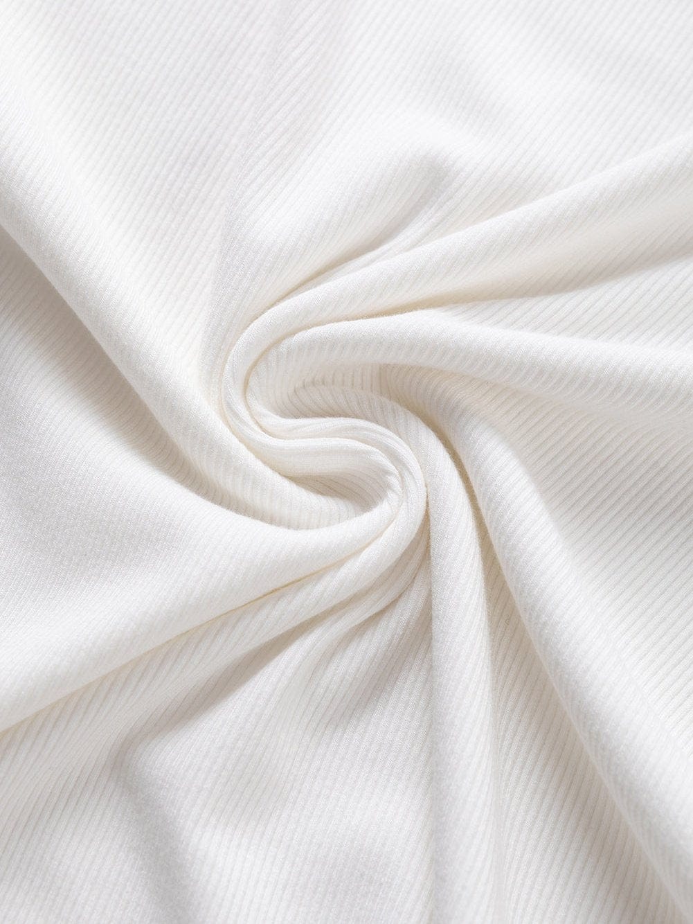 Elegant White Tweed Top with Puff Sleeves