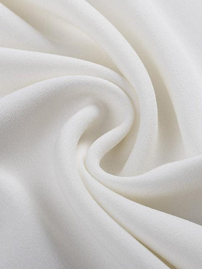 Elegant Women's Business Blouse Shirt in Blue, Yellow, and Gray