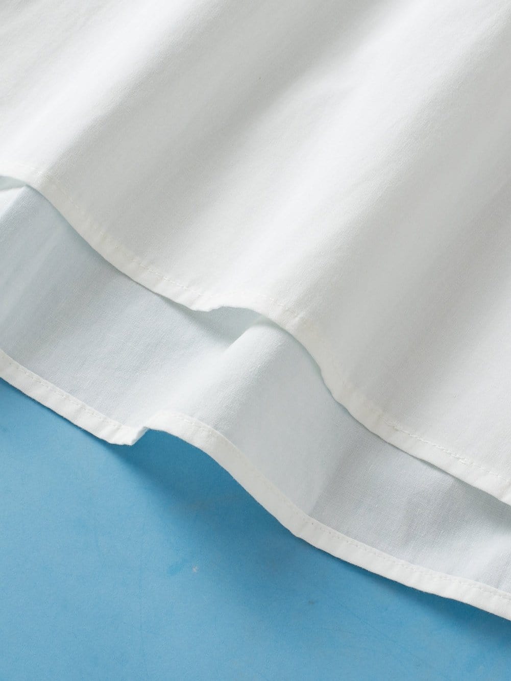 Embroidered Floral Puff Sleeve White Smocked Top