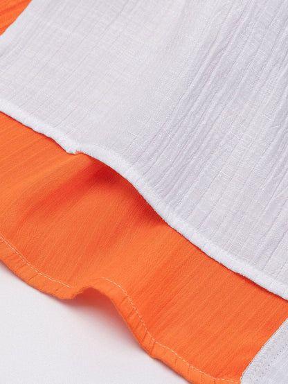 Emerald Green Color Block Smocked High Waist Maxi Dress