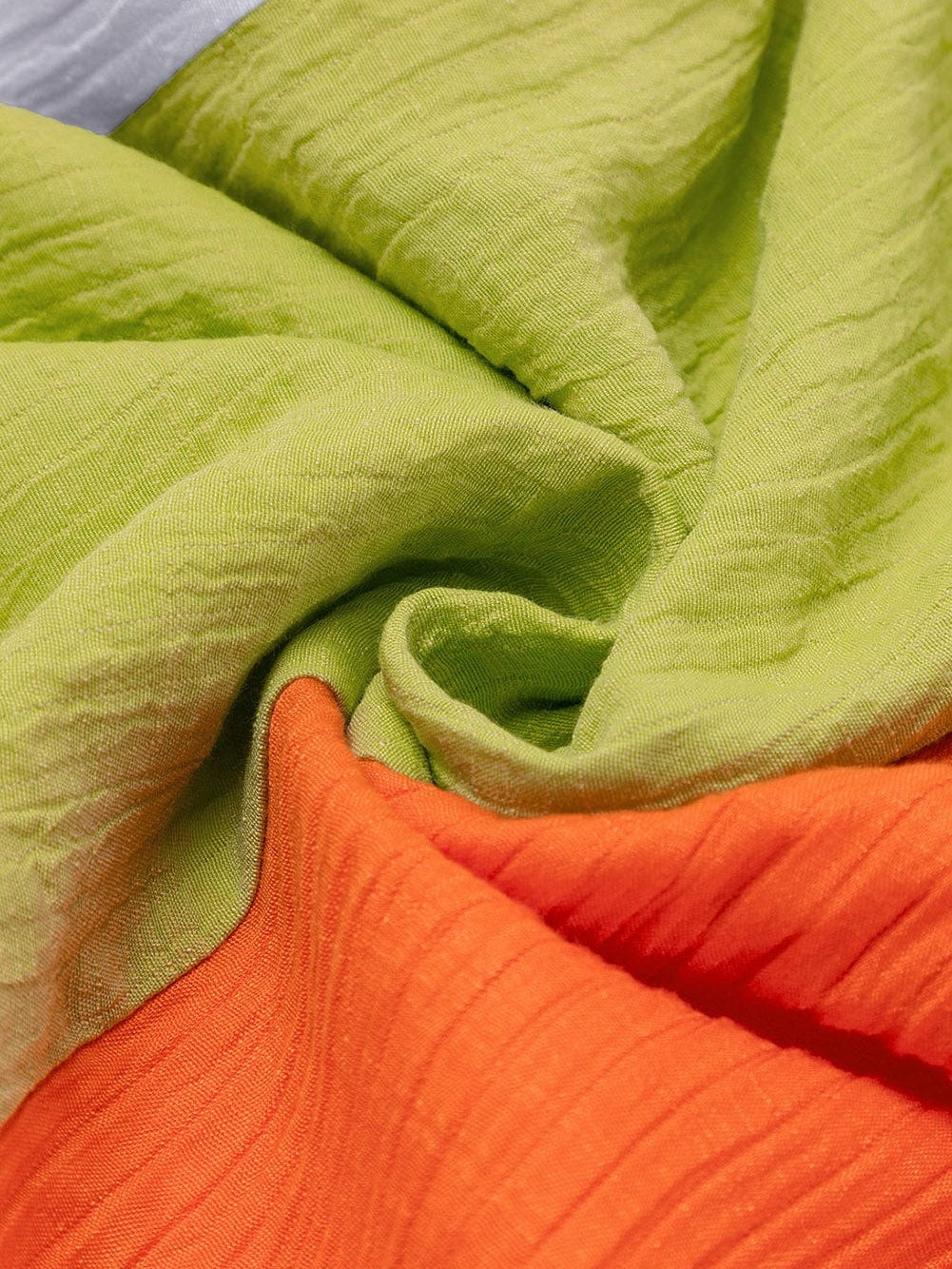 Emerald Green Color Block Smocked High Waist Maxi Dress