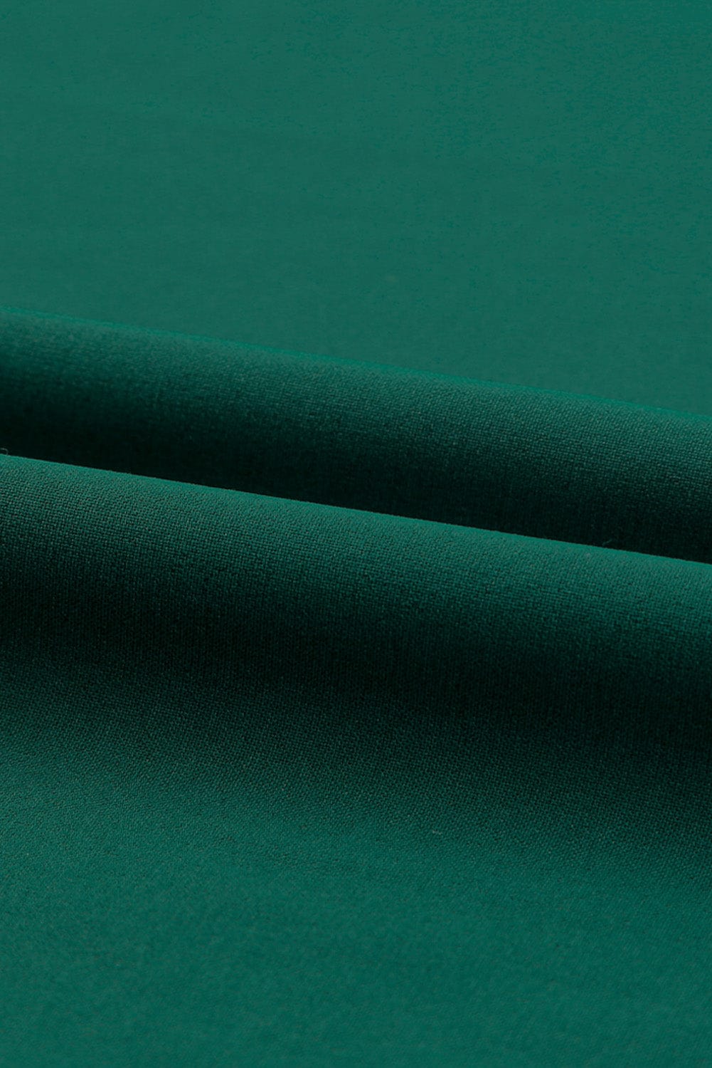 Emerald V Neck Shirt Dress with Ruffled Sleeves