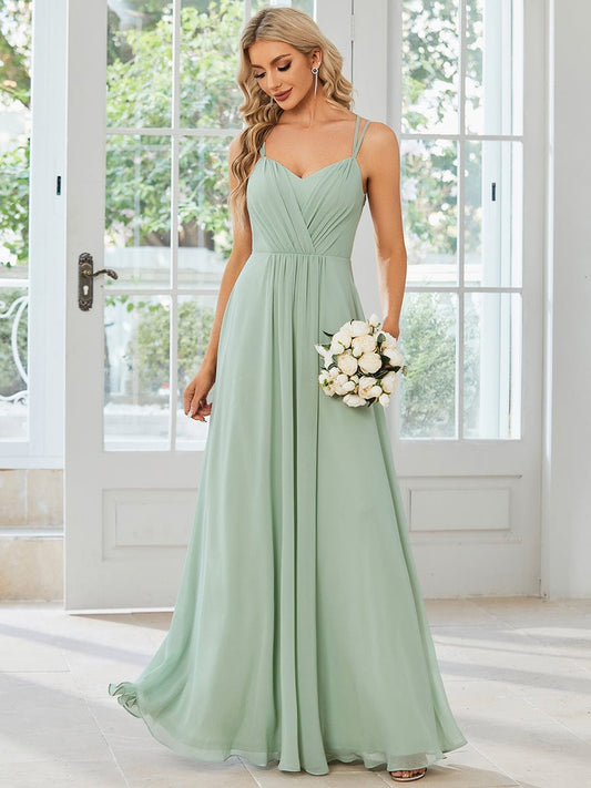 Enchanting Lace Backless Bridesmaid Gown