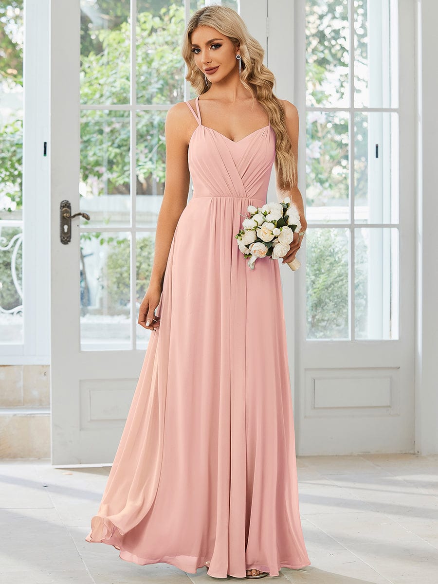 Enchanting Lace Backless Bridesmaid Gown