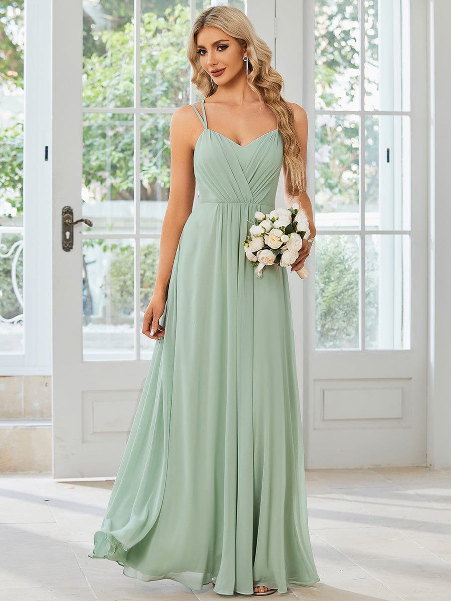 Enchanting Lace Backless Bridesmaid Gown