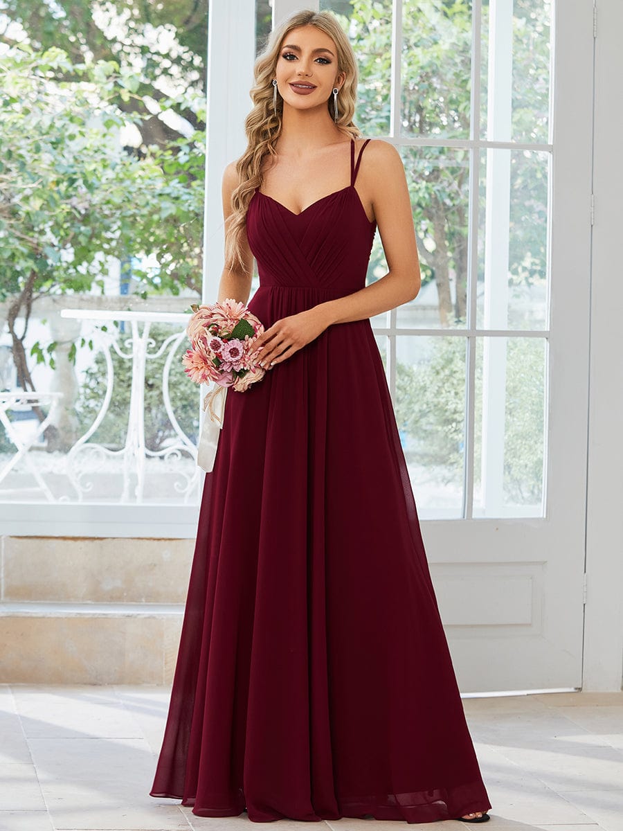 Enchanting Lace Backless Bridesmaid Gown