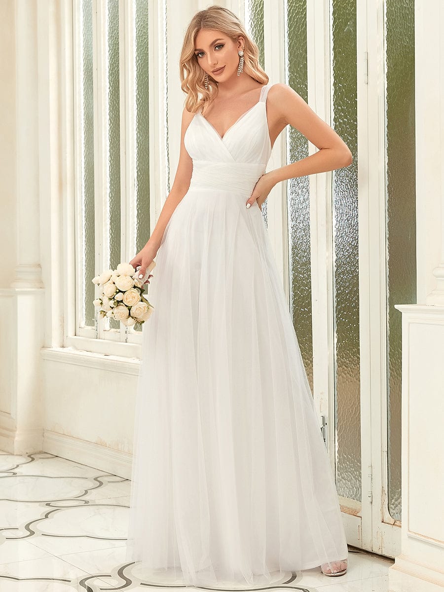 Enchanting Sleeveless Tulle Bridesmaid Gown