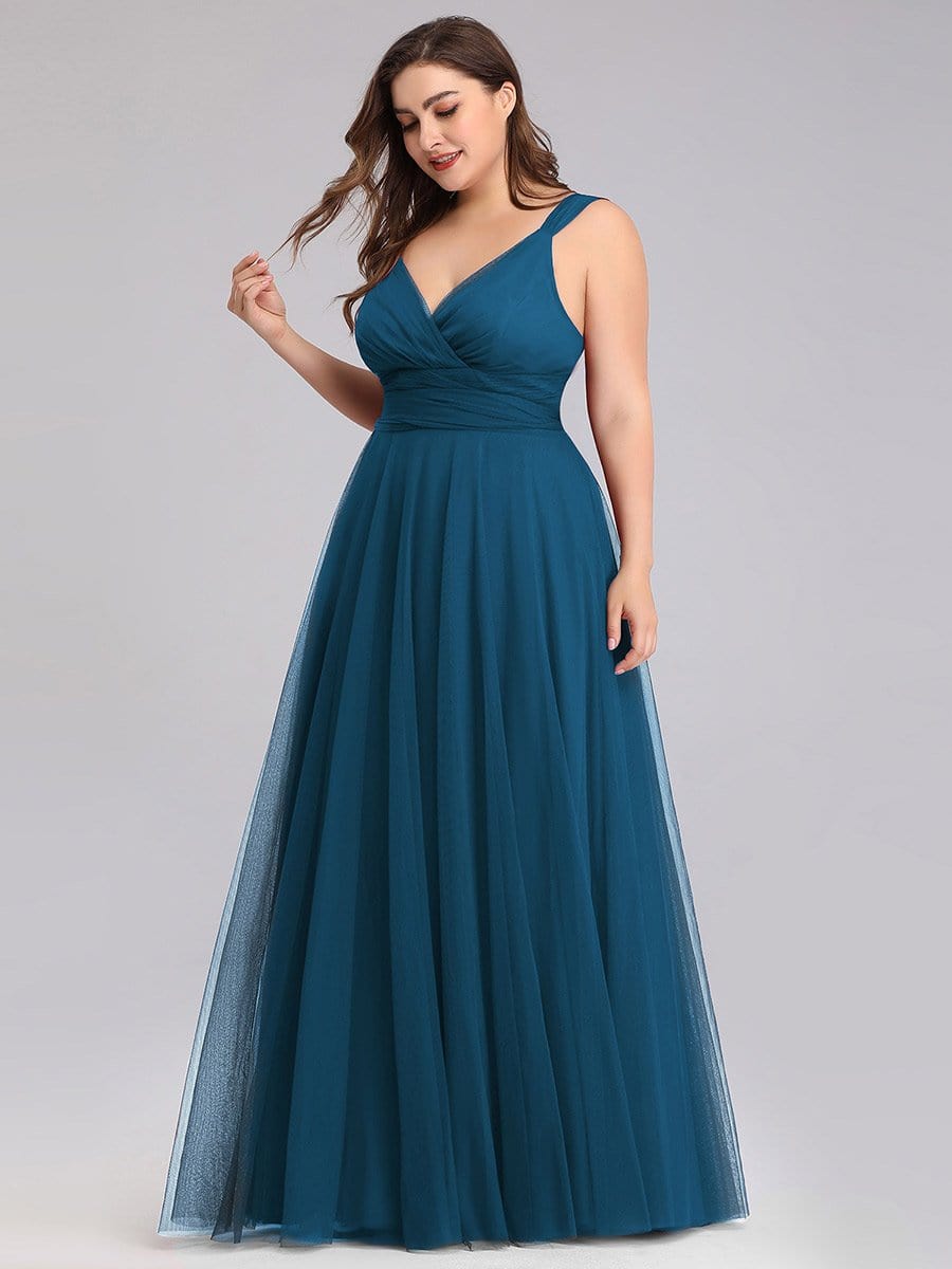 Enchanting Sleeveless Tulle Bridesmaid Gown