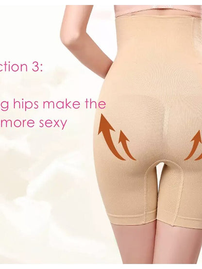 abdominal underwear women shaping high waist and hip shaping slimming volume autumn winter summer corset boxer safety pants thin section - LuckyFash™