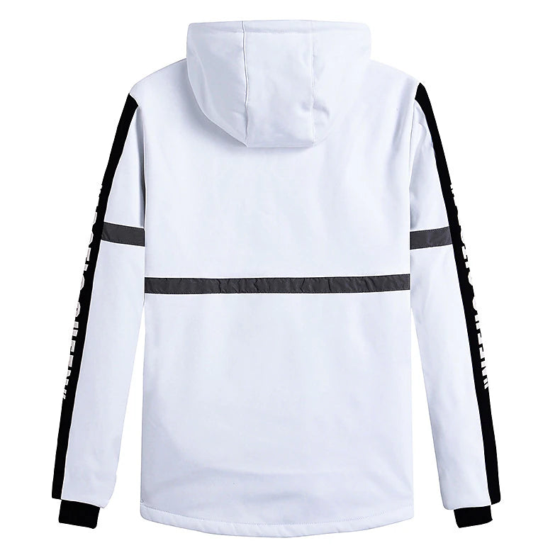 Men's Women's Hoodie Jacket Ski Jacket Outdoor Winter Thermal Warm Windproof Breathable Hooded Windbreaker Winter Jacket for Skiing Camping / Hiking Snowboarding Ski