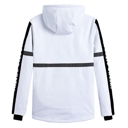 Men's Women's Hoodie Jacket Ski Jacket Outdoor Winter Thermal Warm Windproof Breathable Hooded Windbreaker Winter Jacket for Skiing Camping / Hiking Snowboarding Ski