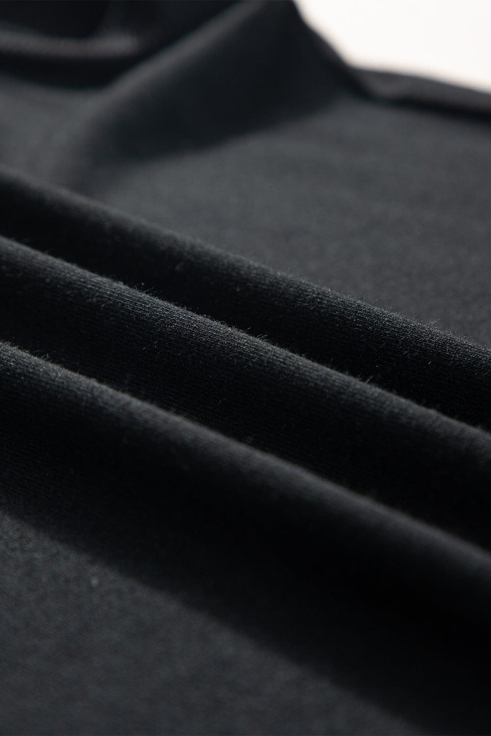 Essential Black Ribbed V Neck Tank Top