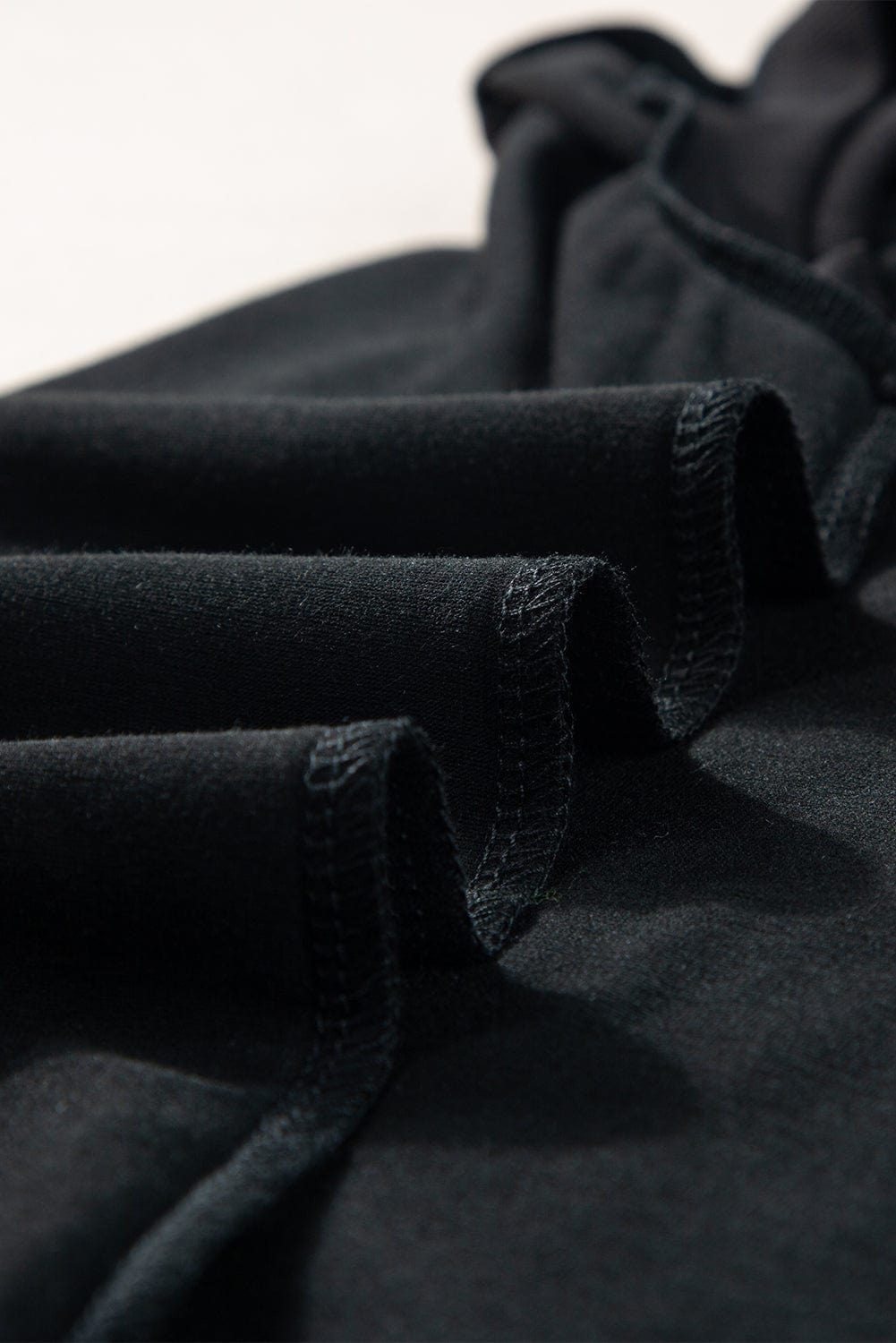 Essential Black Ribbed V Neck Tank Top