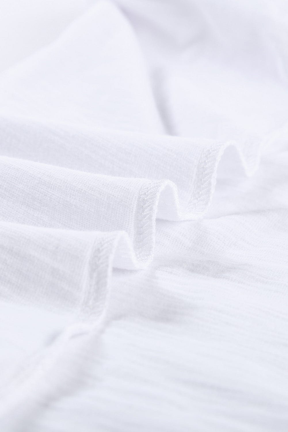 Essential White Scoop Neck Sleeveless Tank Top