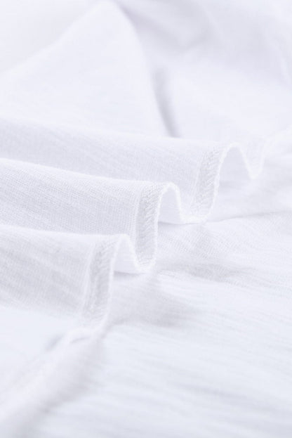 Essential White Scoop Neck Sleeveless Tank Top